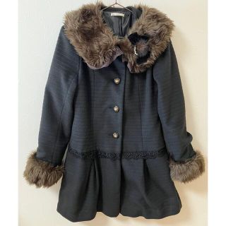 アクシーズファム(axes femme)のaxes femme ロングコート　黒(ロングコート)