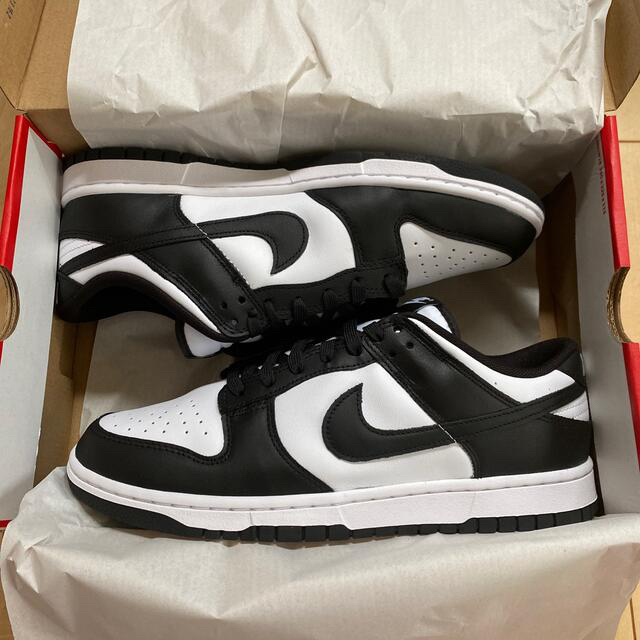 29cm NIKE DUNK LOW Retro White/Blackパンダ 29cm NIKE DUNK LOW Retro White/Blackパンダ