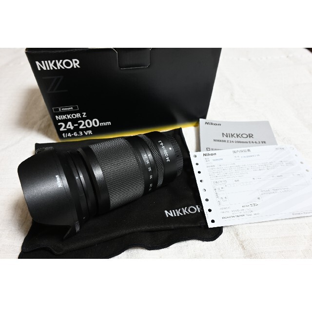 美品 5年保証ニコン nikkor z 24-200mm f/4-6.3 vr