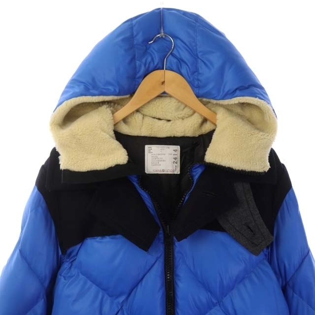 sacai(サカイ)のサカイ パデッドジャケット 中綿ジャケット フード 青 20-02414M メンズのジャケット/アウター(ブルゾン)の商品写真