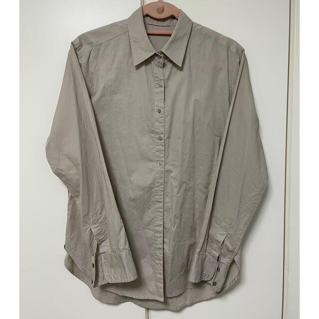 L'Appartement DEUXIEME CLASSE(アパルトモンドゥーズィエムクラス)のL'Appartement CTN LAWN SHIRTS  ベージュ レディースのトップス(シャツ/ブラウス(長袖/七分))の商品写真