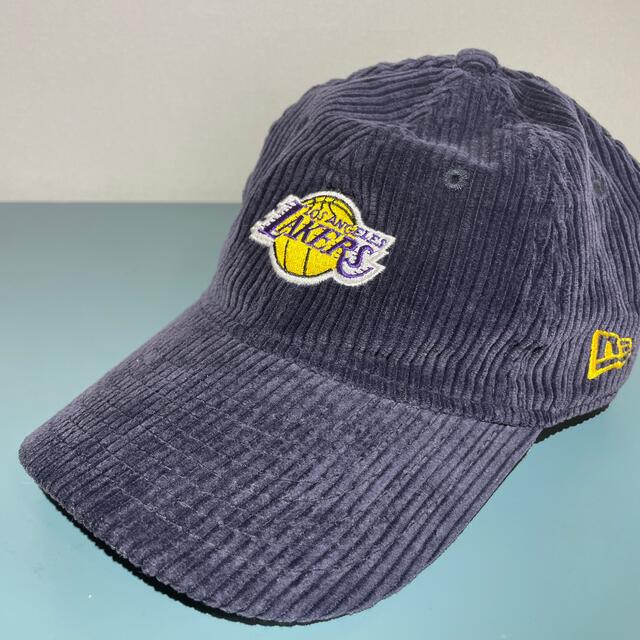 NEW ERA(ニューエラー)のキャップ　ニューエラ　レイカーズ　NBA コーデュロイ　LAKERS キッズ/ベビー/マタニティのキッズ服女の子用(90cm~)(その他)の商品写真