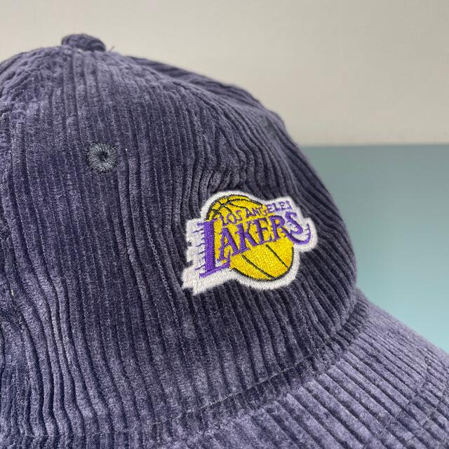 NEW ERA(ニューエラー)のキャップ　ニューエラ　レイカーズ　NBA コーデュロイ　LAKERS キッズ/ベビー/マタニティのキッズ服女の子用(90cm~)(その他)の商品写真