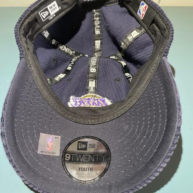 NEW ERA(ニューエラー)のキャップ　ニューエラ　レイカーズ　NBA コーデュロイ　LAKERS キッズ/ベビー/マタニティのキッズ服女の子用(90cm~)(その他)の商品写真