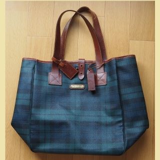 POLO RALPH LAUREN トートバッグ 大 グリーンチェック