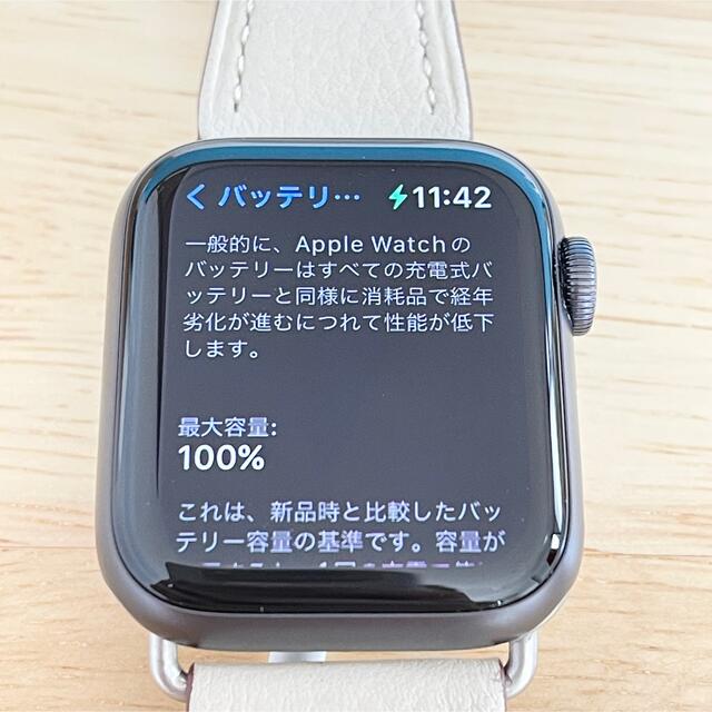 Apple Watch(アップルウォッチ)の【美品】Apple Watch series6 40mm アップルウォッチ メンズの時計(腕時計(デジタル))の商品写真