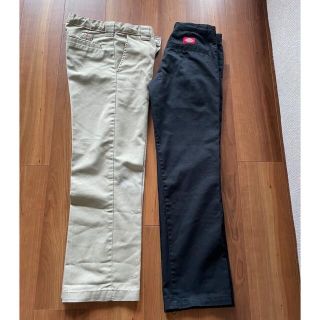 ディッキーズ(Dickies)のディッキーズ パンツ 150 2本セット 黒、ベージュ(パンツ/スパッツ)