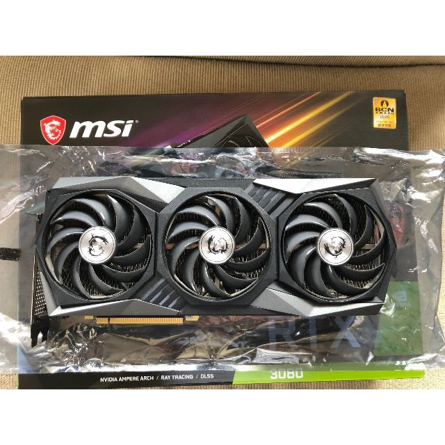 PCパーツ MSI Geforce RTX3080 GAMING X TRIO 10GB