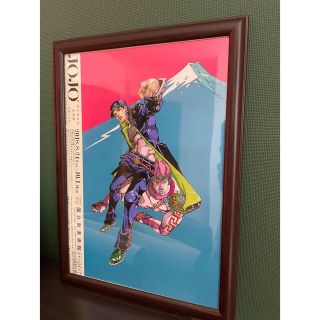 シュウエイシャ(集英社)のJOJO 荒木飛呂彦　原画展　冒険の波紋　額装フライヤー　空条承太郎　非売品(キャラクターグッズ)