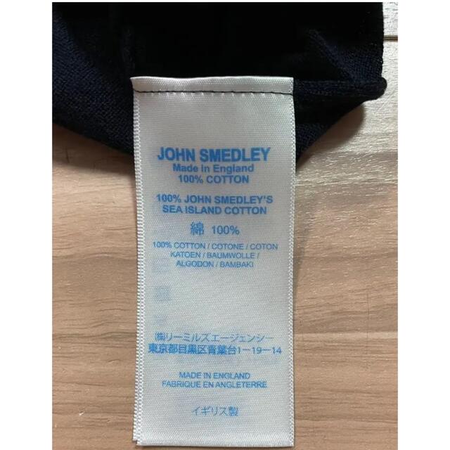 JOHN SMEDLEY - ジョンスメドレー レディース半袖クレリックポロニット