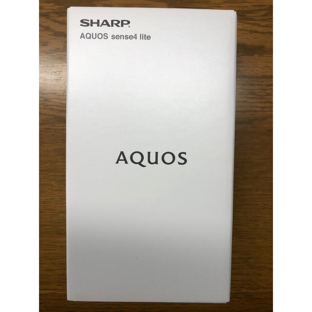 SHARP(シャープ)の新品/未使用:SHARP AQUOSsense4liteブラック64GB スマホ/家電/カメラのスマートフォン/携帯電話(スマートフォン本体)の商品写真