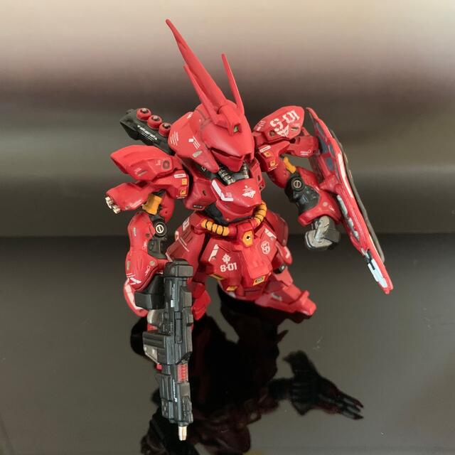 カラーリン ガンダムコンバージ サザビー SAZABI 改修 リペイント 完成品の通販 by みーパパ's shop｜ラクマ ゲート