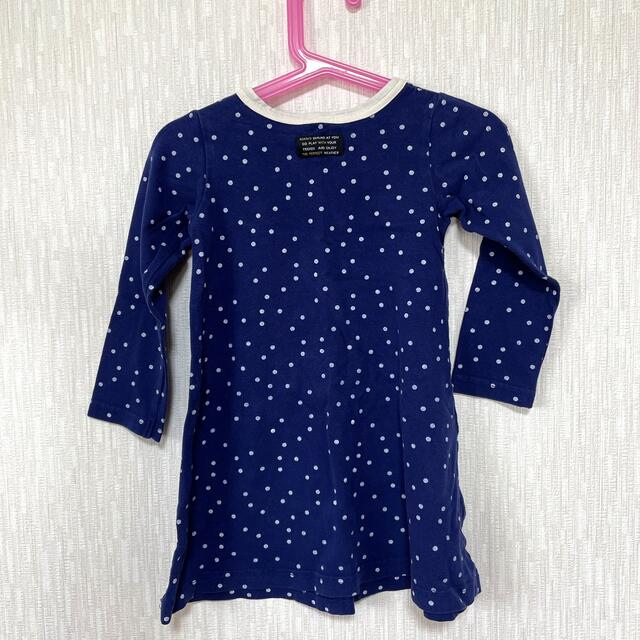 BREEZE(ブリーズ)の長袖ワンピース キッズ/ベビー/マタニティのキッズ服女の子用(90cm~)(ワンピース)の商品写真