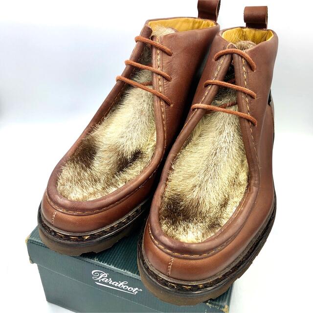 Paraboot(パラブーツ)の【デッドストック】パラブーツ　MUCYアザラシ　UK6.5　マロン メンズの靴/シューズ(ブーツ)の商品写真