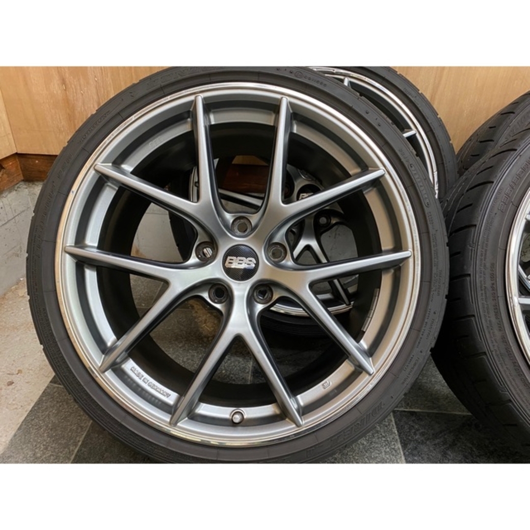 DUNLOP(ダンロップ)のBBS ホイール 19インチ　4本　タイヤ付き　BMW レクサス　 自動車/バイクの自動車(タイヤ・ホイールセット)の商品写真