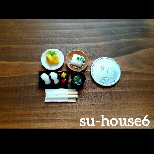 ﾐﾆﾁｭｱﾌｰﾄﾞ朝ごはん⑧ ハンドメイドのおもちゃ(ミニチュア)の商品写真
