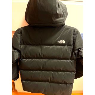 ザノースフェイス(THE NORTH FACE)のノースフェイス　ダウンジャケット　ブラック　キッズ　130(ジャケット/上着)