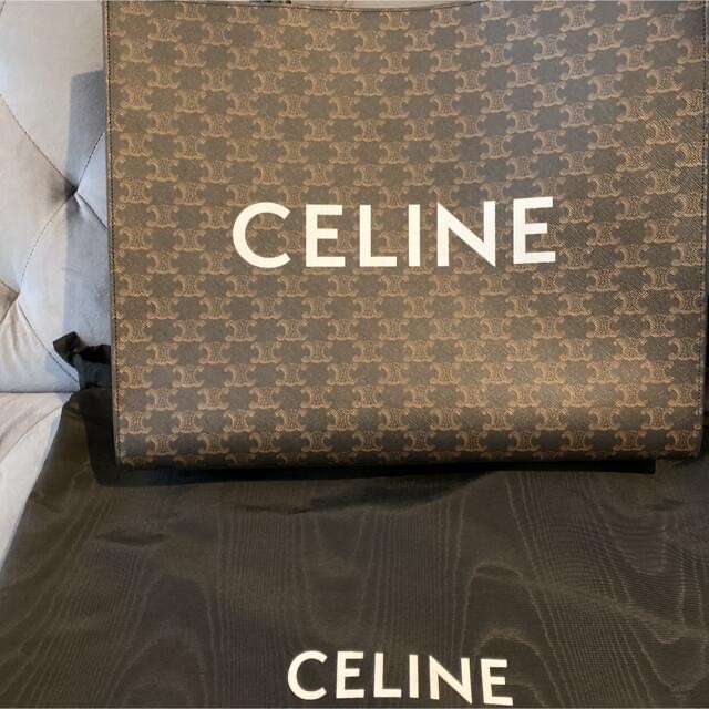 celine - CELINE バッグ プリント入りトリオンフ キャンバス