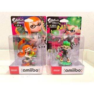 ニンテンドウ(任天堂)のamiiboスプラトゥーン　ガール　ボーイ(ゲームキャラクター)