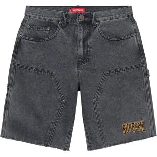 シュプリーム(Supreme)のCutoff Double Knee Denim Painter Short(ショートパンツ)