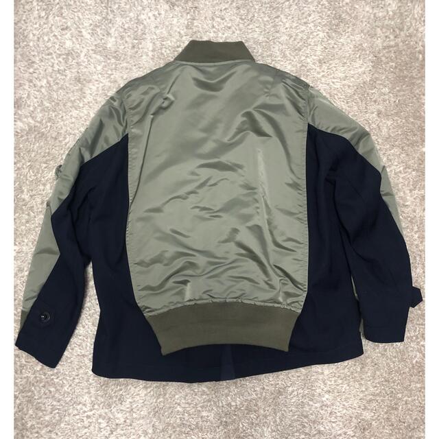 sacai(サカイ)の【レア品】sacai 2021AW MA-1 ボンバージャケット メンズのジャケット/アウター(ミリタリージャケット)の商品写真
