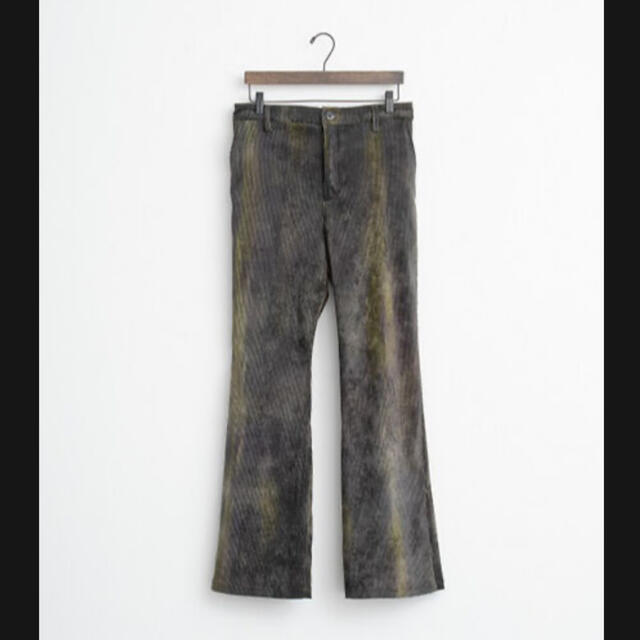 a2211 rust old corduroy flare pants