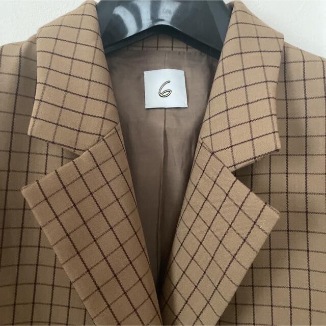 6(ROKU)>CHECK SET UP JACKET/ジャケット | www.bartislaw.com