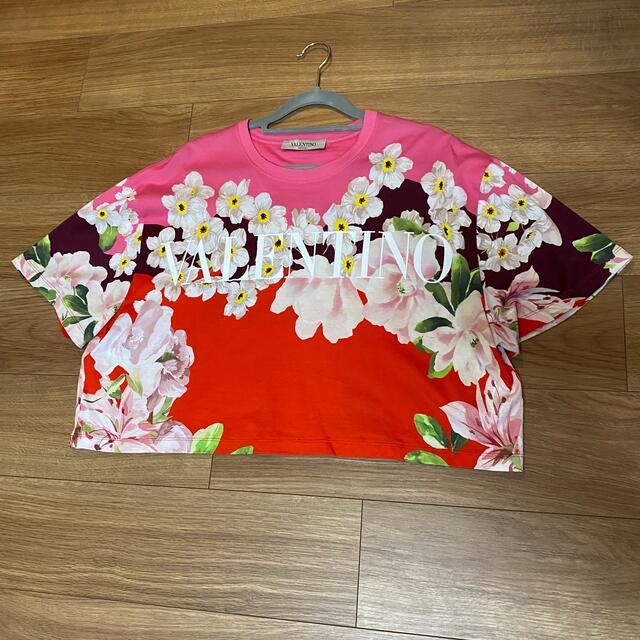 値下げ　VALENTINO フラワープリント　Tシャツ　ヴァレンティノ 1