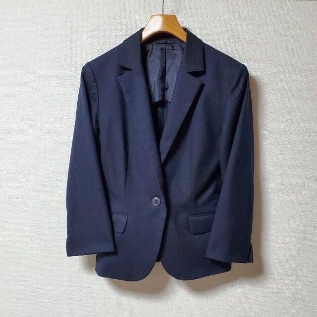 THE SUIT COMPANY she スカートスーツ 紺 ウォッシャブル