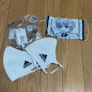 アディダス(adidas)のアディダス　マスク　善逸ガーゼマスク(その他)