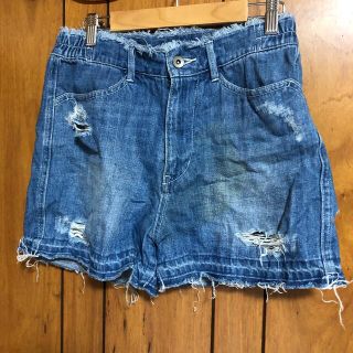 ダブルクローゼット(w closet)のw closet レディース デニムショートパンツ ダメージショートパンツ(ショートパンツ)