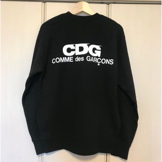 コムデギャルソン(COMME des GARCONS)のSWEAT SHIRT トレーナー コムデギャルソンCDG 新品未使用 黒(スウェット)