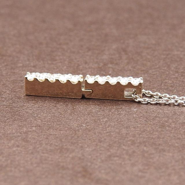 【正規品】スタージュエリー K18WG ダイヤモンド D0.20ct ネックレス