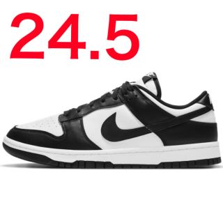 ナイキ(NIKE)のNike Dunk Low GS Retro White/Black 24.5(スニーカー)