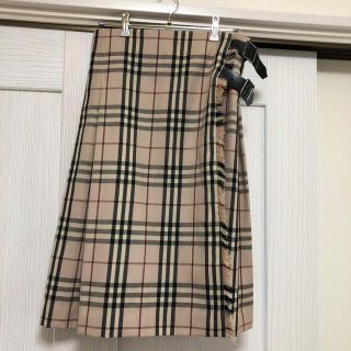 バーバリー(BURBERRY)のバーバリー　巻きスカート(ひざ丈スカート)