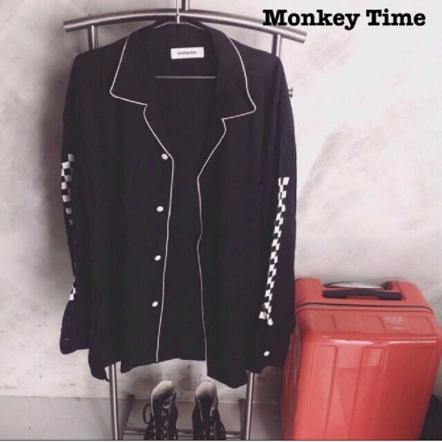 monkey time / モンキータイム■レーヨンツイル素材 オープンシャツ