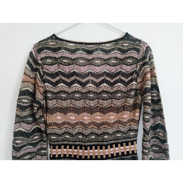 MISSONI - 美品 M MISSONI エム ミッソーニ ラメ ワンピースの通販 by ...