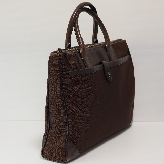 青山(アオヤマ)の★ ビジネスバッグ 茶色（ブラウン） IMGN 青山 メンズのバッグ(ビジネスバッグ)の商品写真