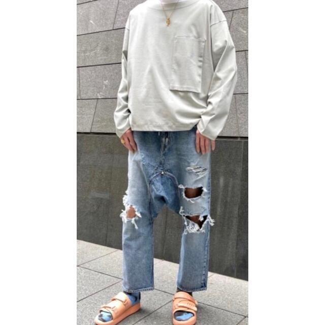 GANRYU(ガンリュウ)の【即購入可】着用3回 FUMITO GANRYU Sarrouel Pants メンズのパンツ(デニム/ジーンズ)の商品写真