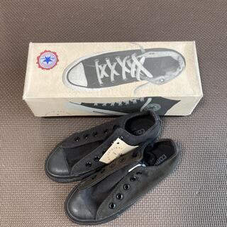 コンバース(CONVERSE)の【デッドストック】90’s made in usa　オールスター 黒　20cm(スニーカー)