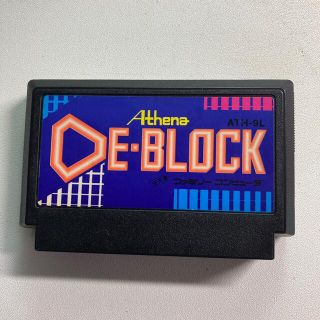 ファミリーコンピュータ(ファミリーコンピュータ)のFCソフト　DE-BLOCK デブロック(家庭用ゲームソフト)