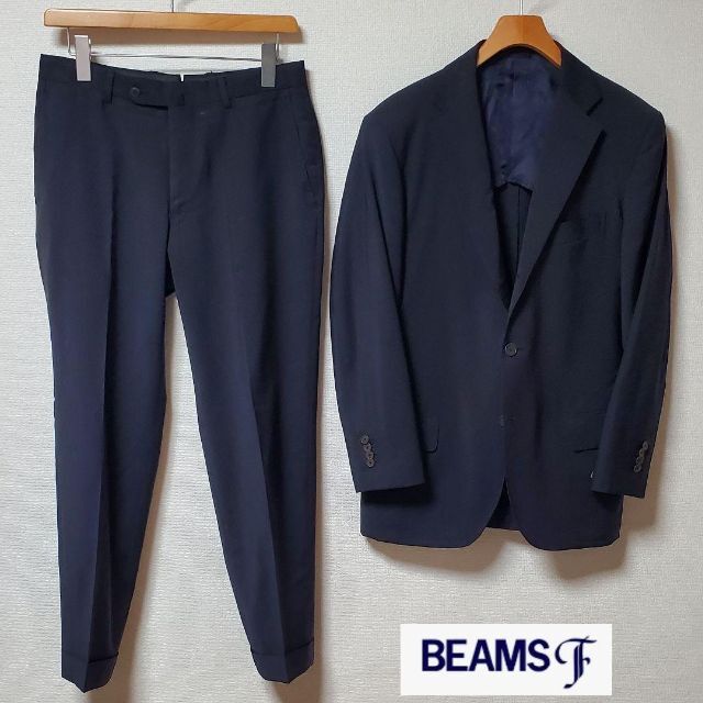 BEAMS F - BEAMS F ビームスエフ メンズスーツ ネイビー サイズ93の+