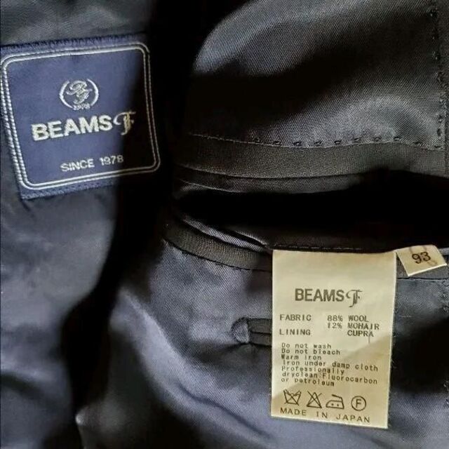 BEAMS F ビームスエフ メンズスーツ ネイビー　サイズ93