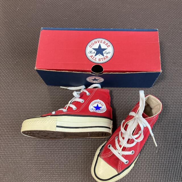 CONVERSE - 【デッドストック】90's made in usa オールスター 赤 17cm