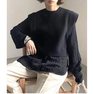 アメリヴィンテージ(Ameri VINTAGE)のAmeri  新品★ LAYERED OVER SHOULDER KNIT★(ニット/セーター)