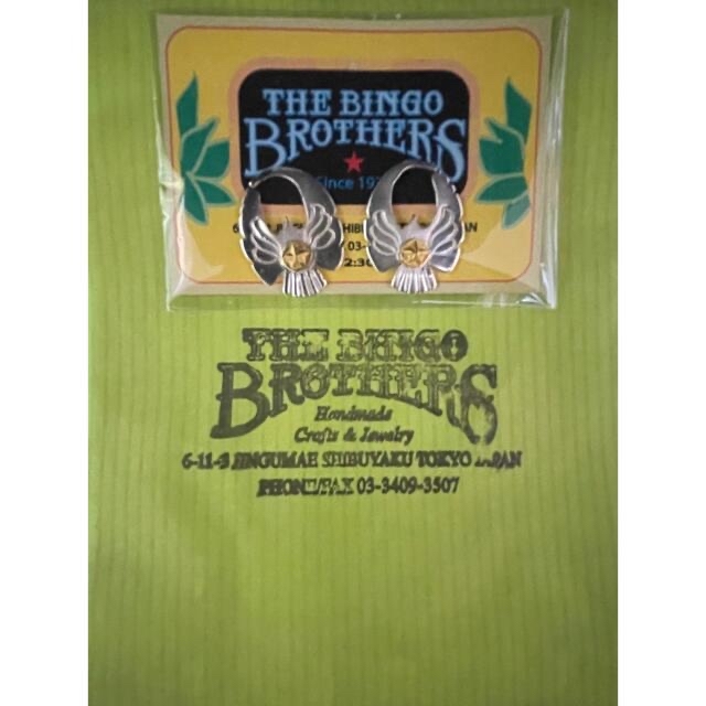 THE BINGO BROTHERS ビンゴブラザーズ 金付イーグルピアス 左右