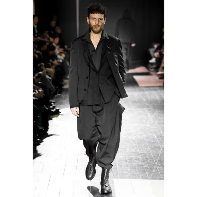 ヨウジヤマモト 15aw 復刻 三重断ち切りラップパンツ - スラックス ヨウジヤマモト 15aw 復刻 三重断ち切りラップパンツ - スラックス