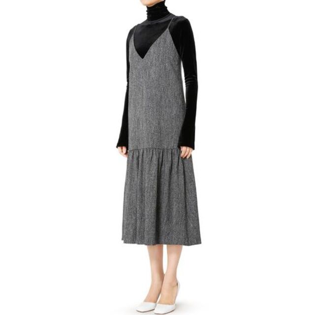 春早割 【最終価格】新品タグ付♪LE CIEL BLEU ツイードロウギャザー