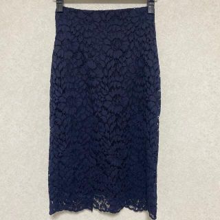 ザラ(ZARA)のレーススカート(ひざ丈スカート)