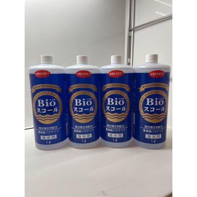 ベルテックジャパン　Bioスコール　海水用　1L×4本セット